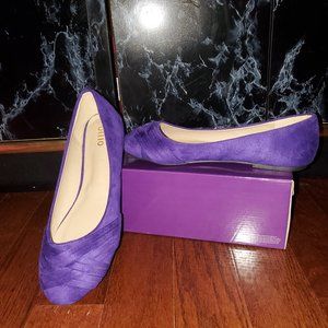 women shoes flats purple size 8 1/2